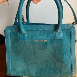 Leather green new bag